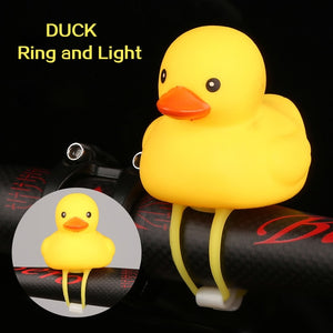 Open image in slideshow, Bicycle Duck Bell with Light Broken Wind
