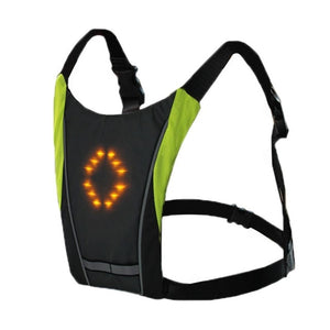 Open image in slideshow, Reflective Safety Vest Cycling LED Turn Signal waterproof
