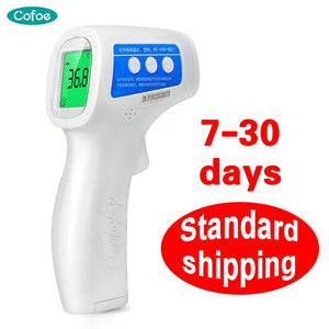 Open image in slideshow, Forehead Thermometer Non Contact Body Temperature Fever Digital Measure Tool for Baby Adult
