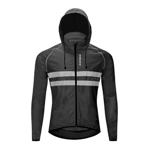 Windproof Cycling Jackets Waterproof Cycle Clothing Bike Long Sleeve Jerseys Reflective Vest Wind Coat