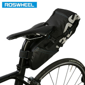 Open image in slideshow, Seatpost Bag Bike Saddle Seat Storage Pannier
